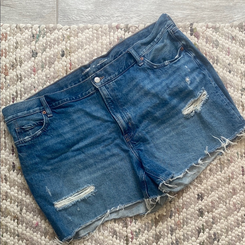 Old Navy High-Rise Slouchy Straight Jeans - Blue